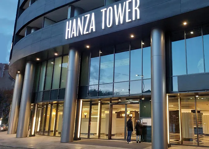 아파트 Hanza Tower Stett-inn Business &