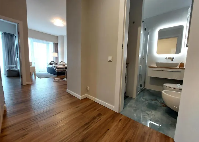 아파트 Hanza Tower Stett-inn Business & *